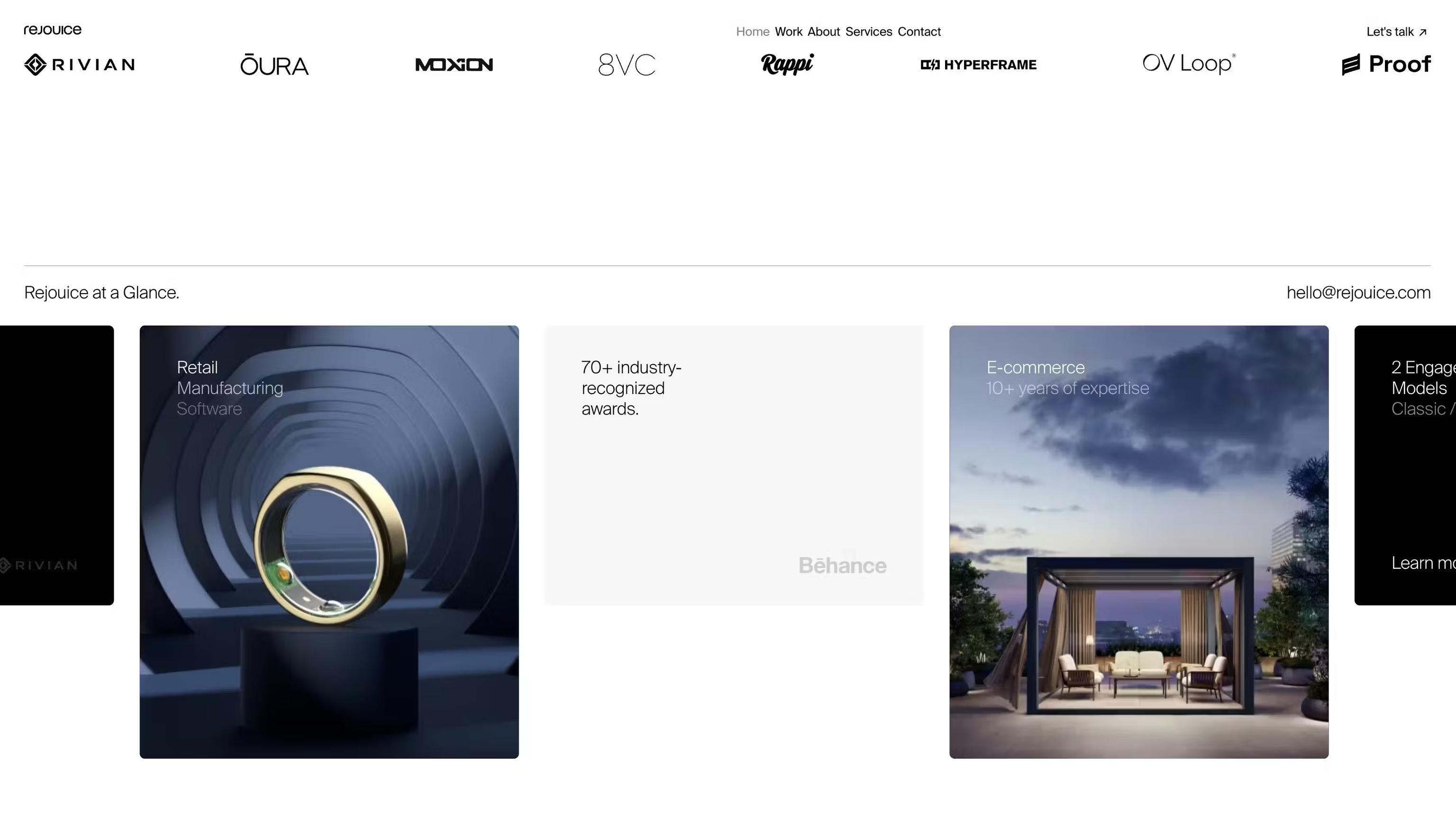 Rejouice Portfolio Project Image