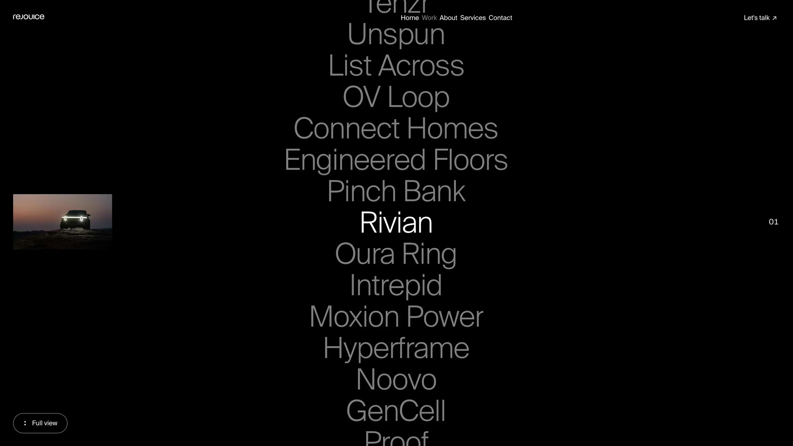 Rejouice Portfolio Project Image