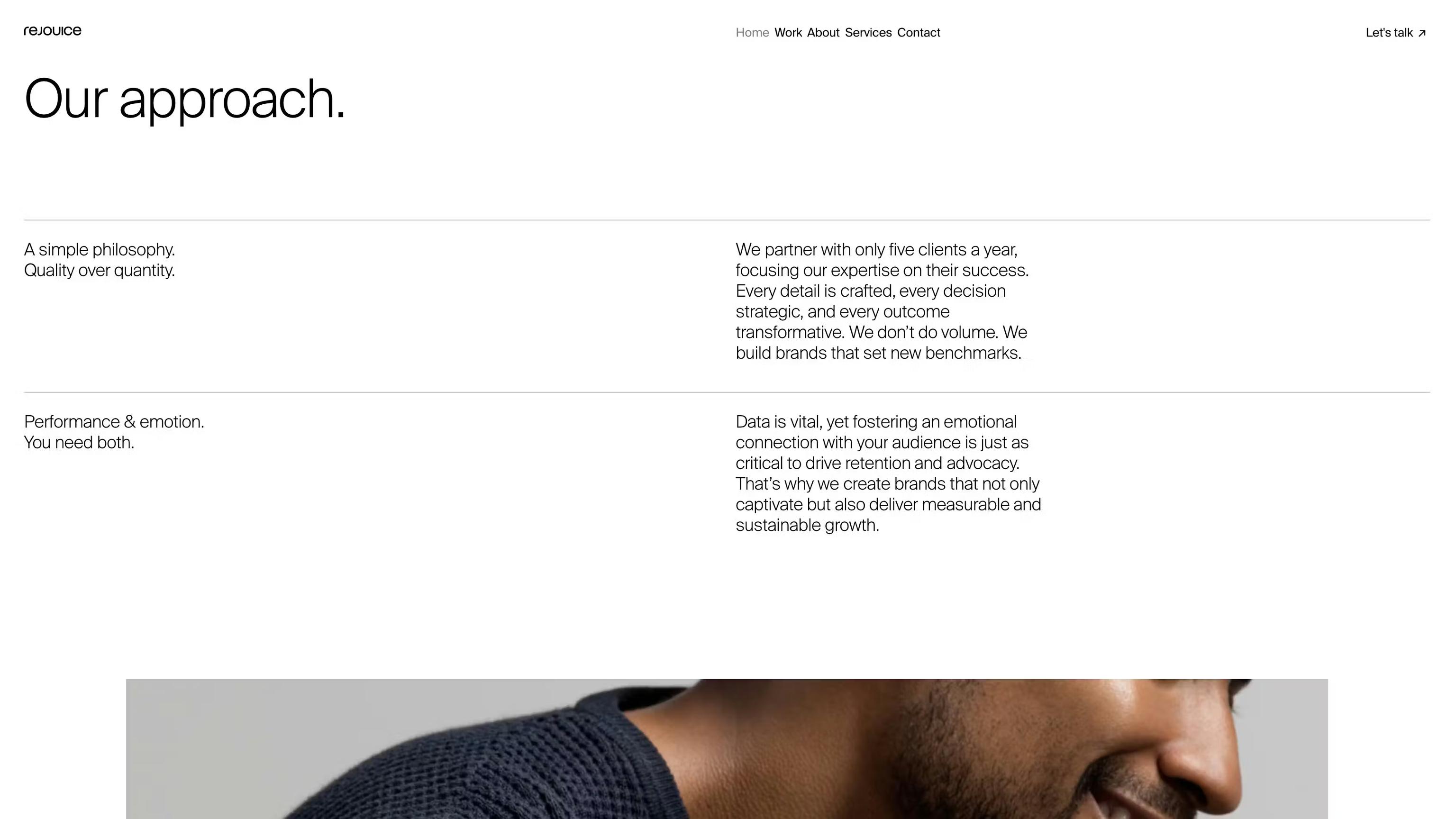 Rejouice Portfolio Project Image