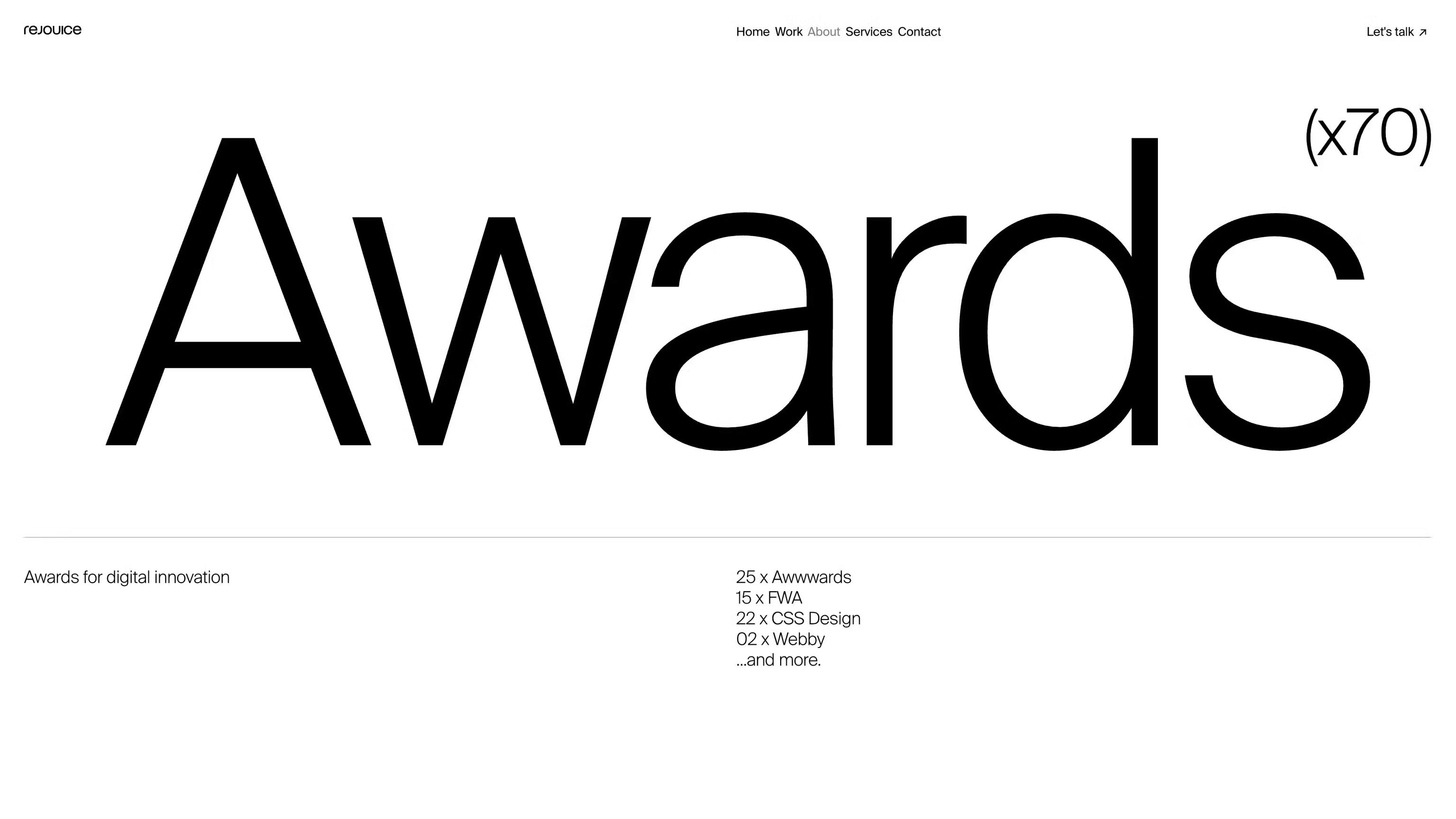 Rejouice Portfolio Project Image