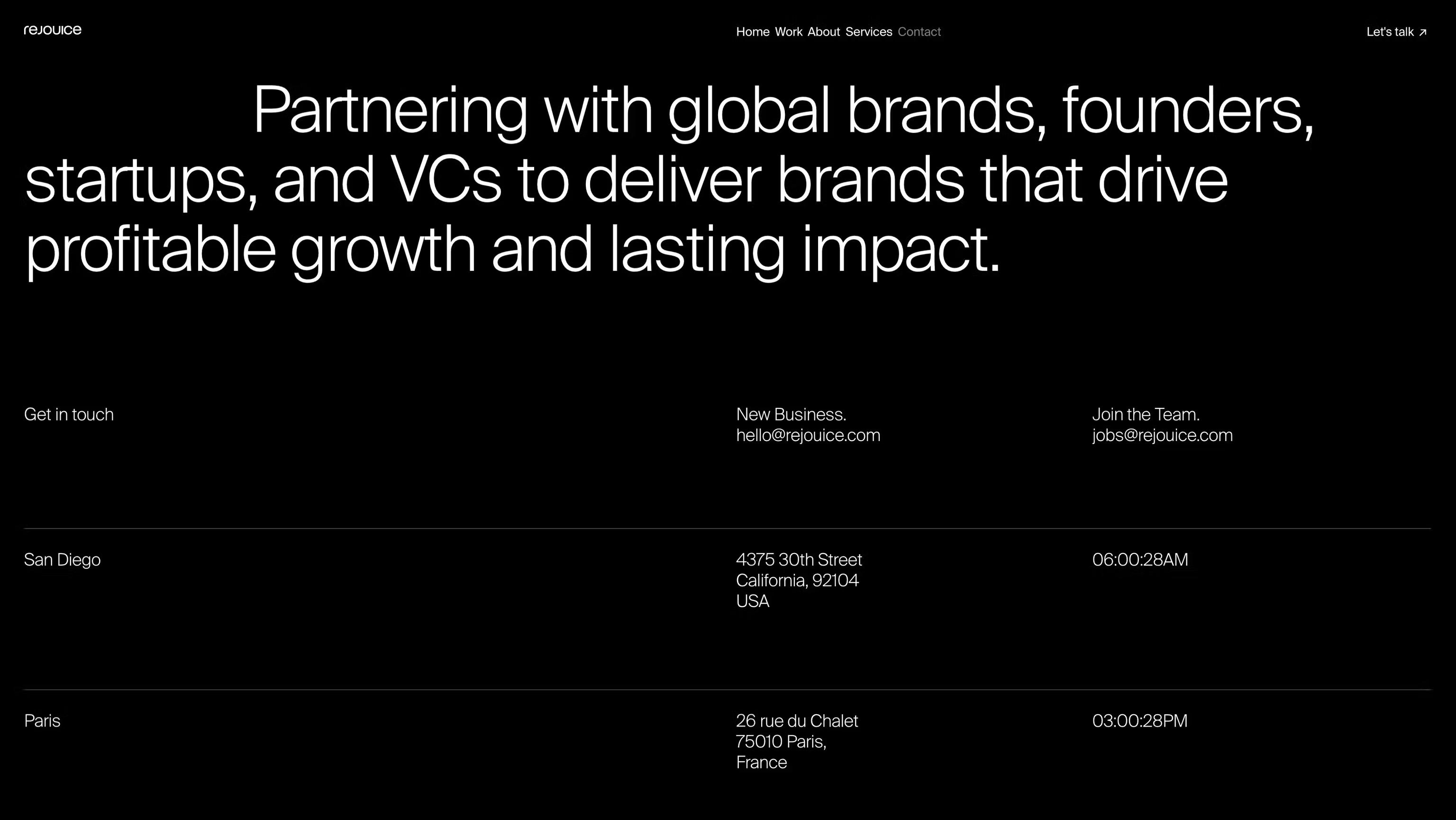 Rejouice Portfolio Project Image